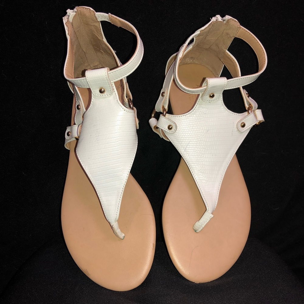 White Elegant Sandels